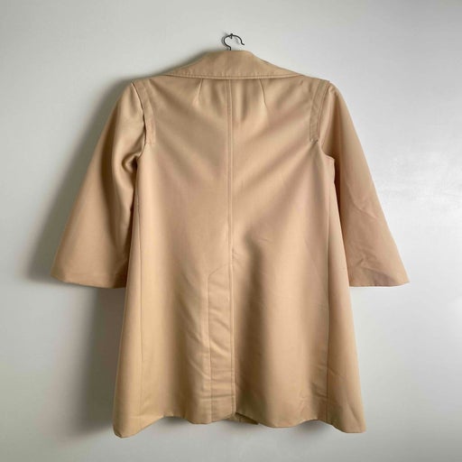 Trapeze trench coat