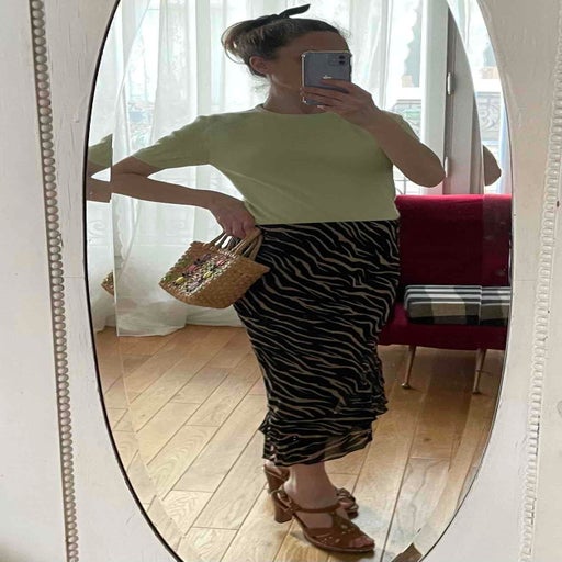Zebra skirt