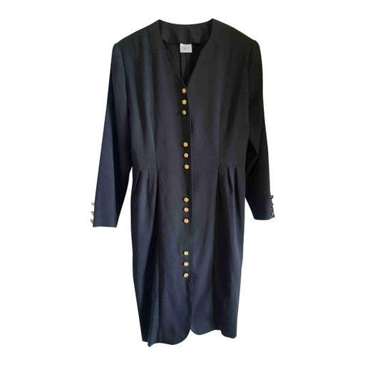 Black midi dress