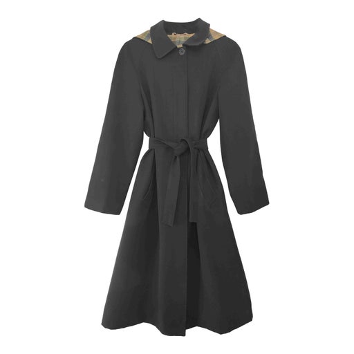 Hooded trench coat
