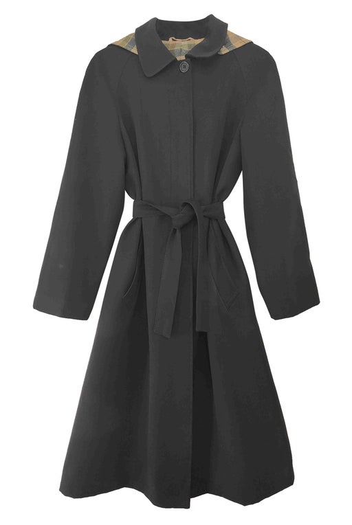 Hooded trench coat