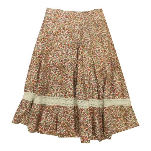 Jupe midi en coton