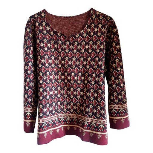 Patterned sweater