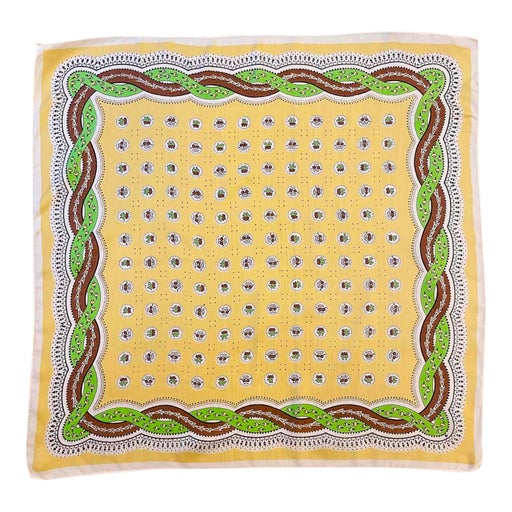 Provencal silk scarf