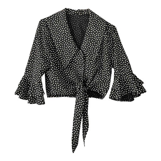 Polka dot blouse