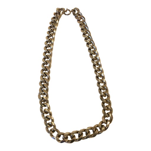 Silver metal necklace