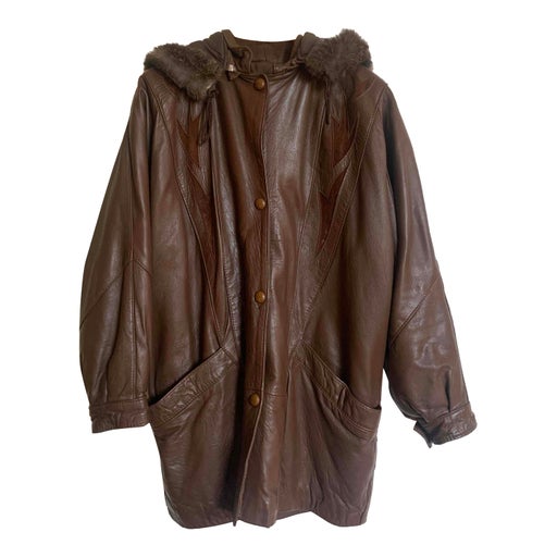 Manteau en cuir