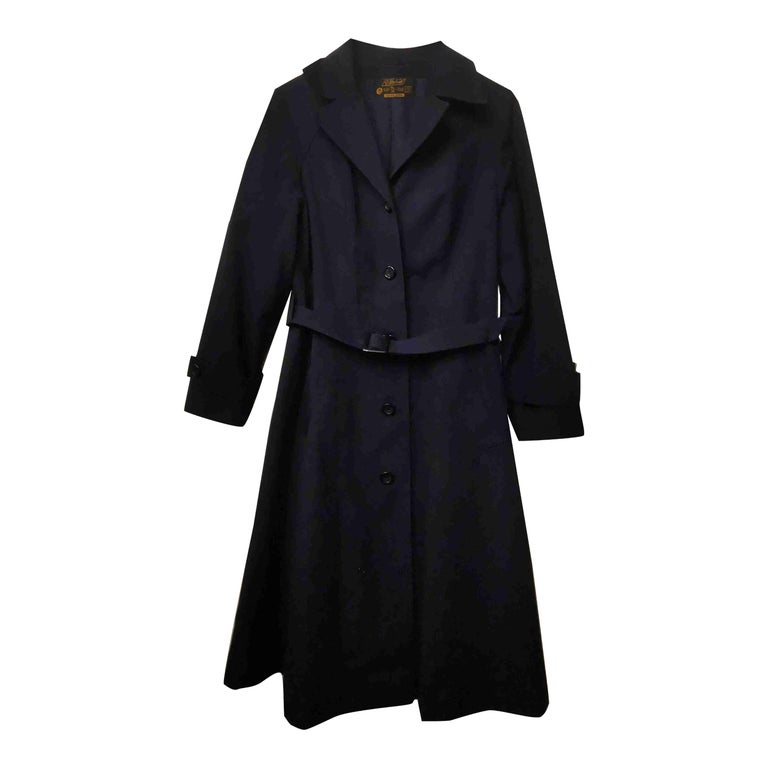 Belted trench coat