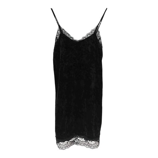 Velvet and lace nightie