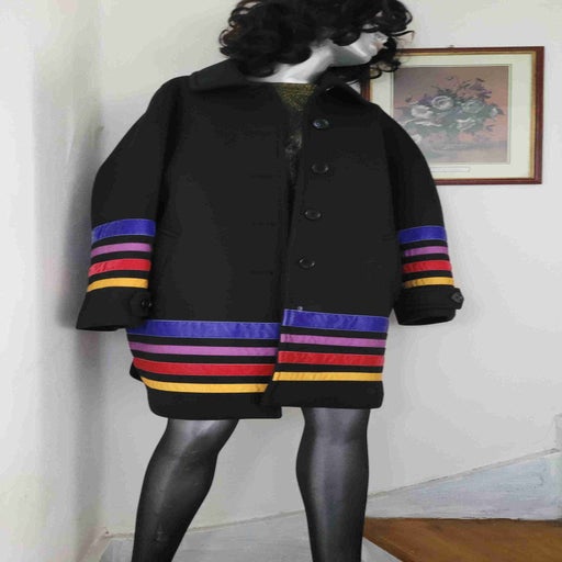 Striped coat