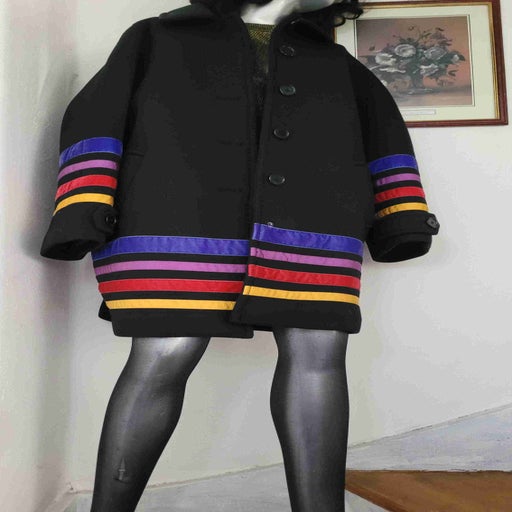 Striped coat