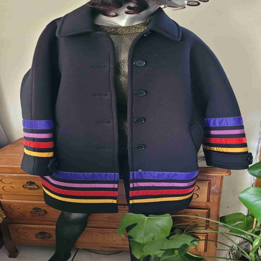 Striped coat