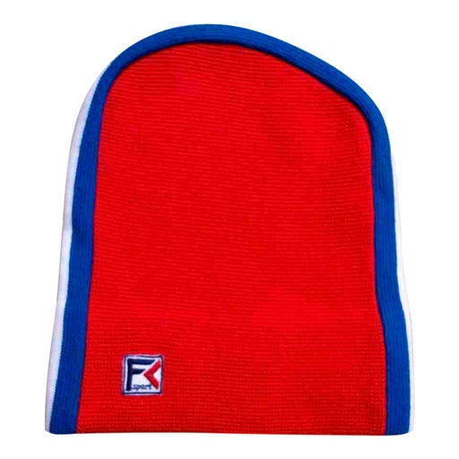 Striped knit beanie