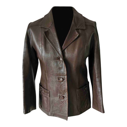 Blazer en cuir