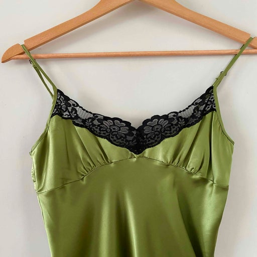 Silk satin slip dress