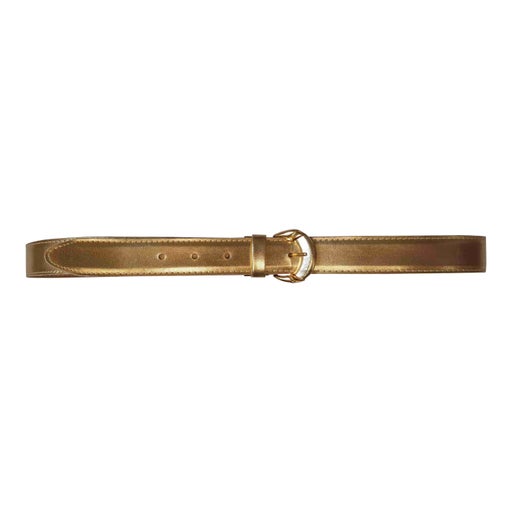 Faux leather belt