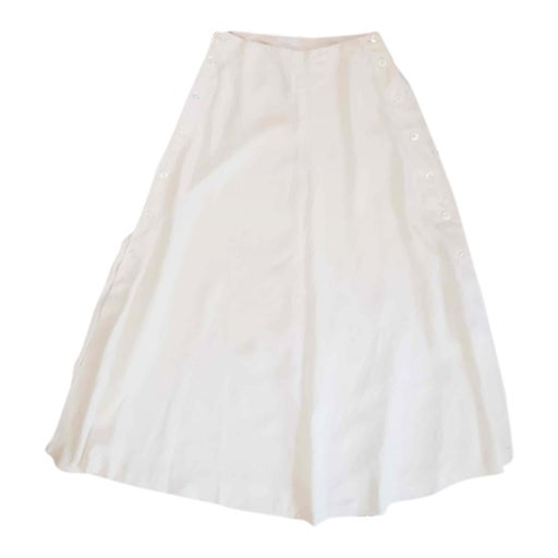 Long silk skirt