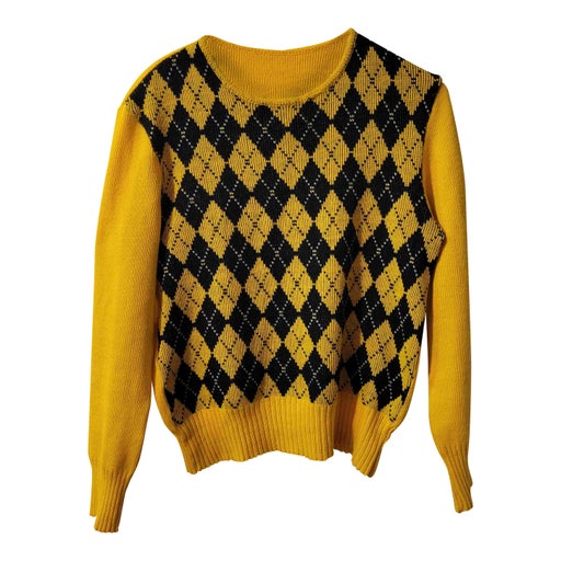 Pull à carreaux
