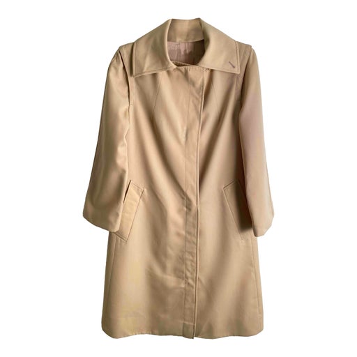 Trapeze trench coat