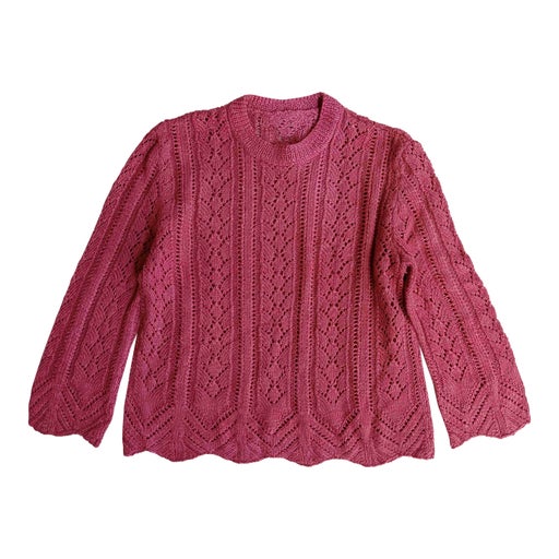 Pull en laine et coton