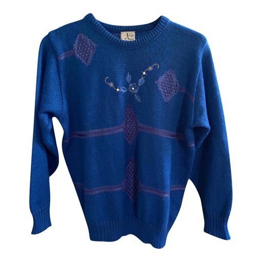 Pull brodé