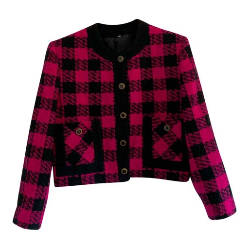 Veste courte en tweed