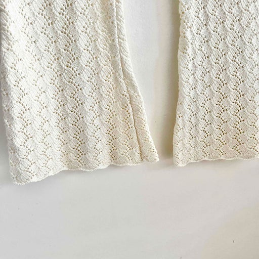 Crochet flared pants