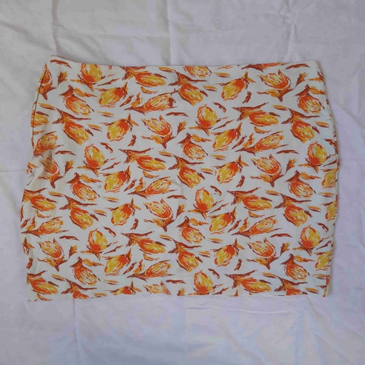 Cotton mini skirt