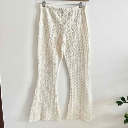 Crochet flared pants