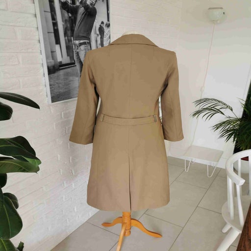 Canvas trench coat