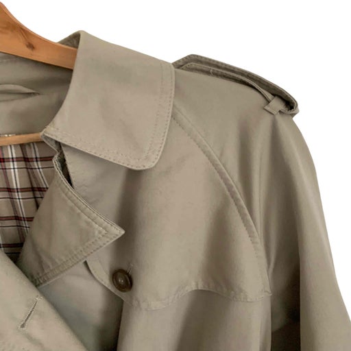 Belted trench coat