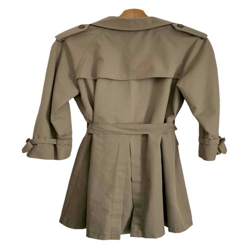Belted trench coat