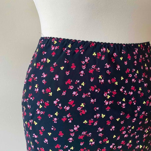 Floral midi skirt