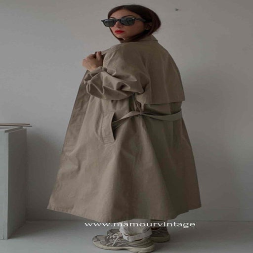 Cotton trench coat