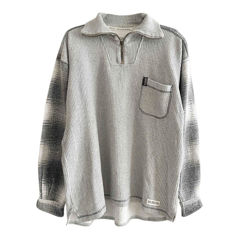 Checked sweatshirt