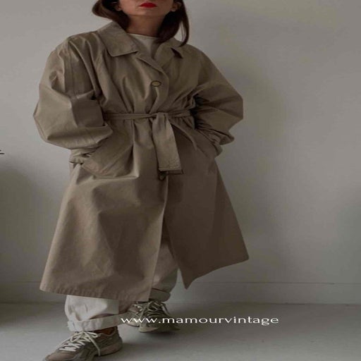 Cotton trench coat