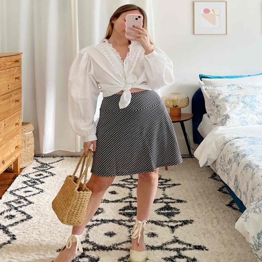 Gingham skirt