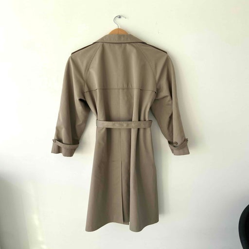 Belted trench coat
