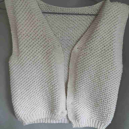 Sleeveless wool vest