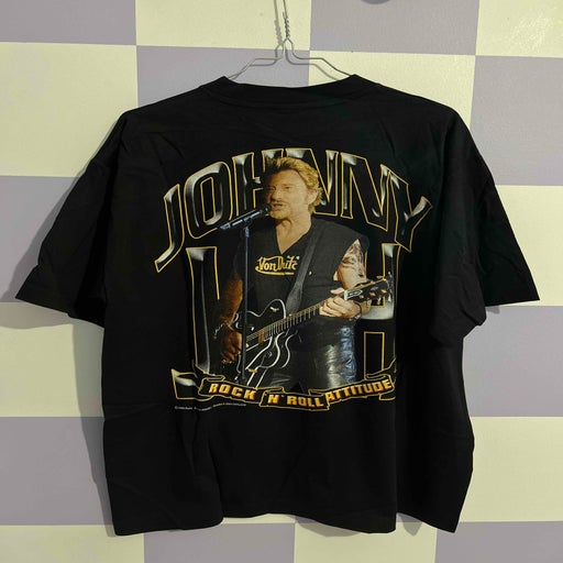 Tee shirt femme johnny hallyday outlet