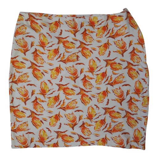 Cotton mini skirt