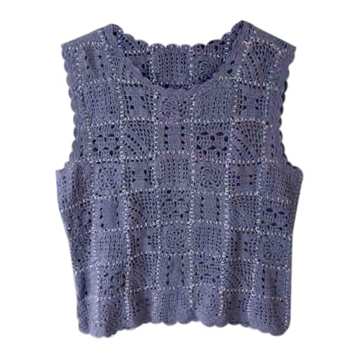 Crochet cropped top