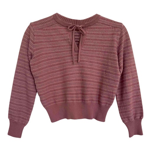 Pull court en laine