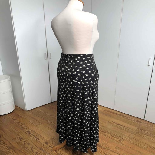 Long floral skirt
