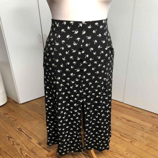 Long floral skirt