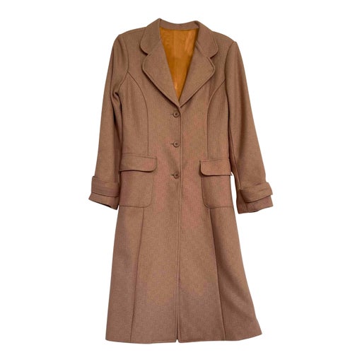 Manteau long en laine