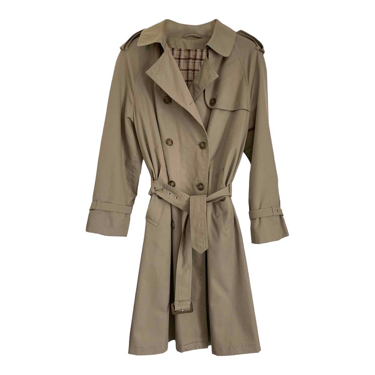 Belted trench coat