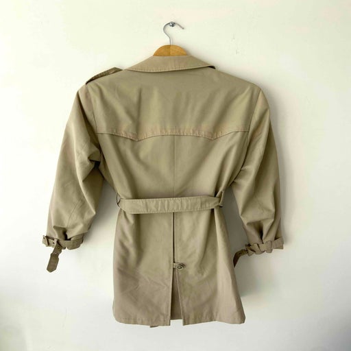 Belted trench coat