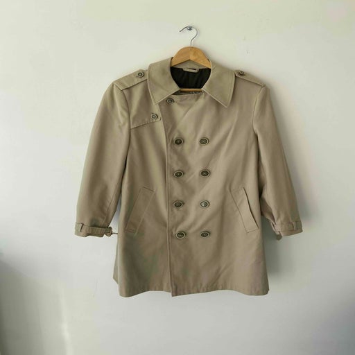 Belted trench coat