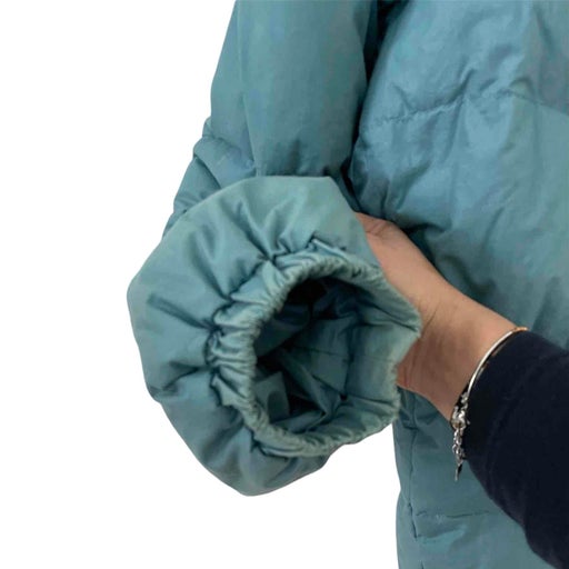 Quilted down jacket